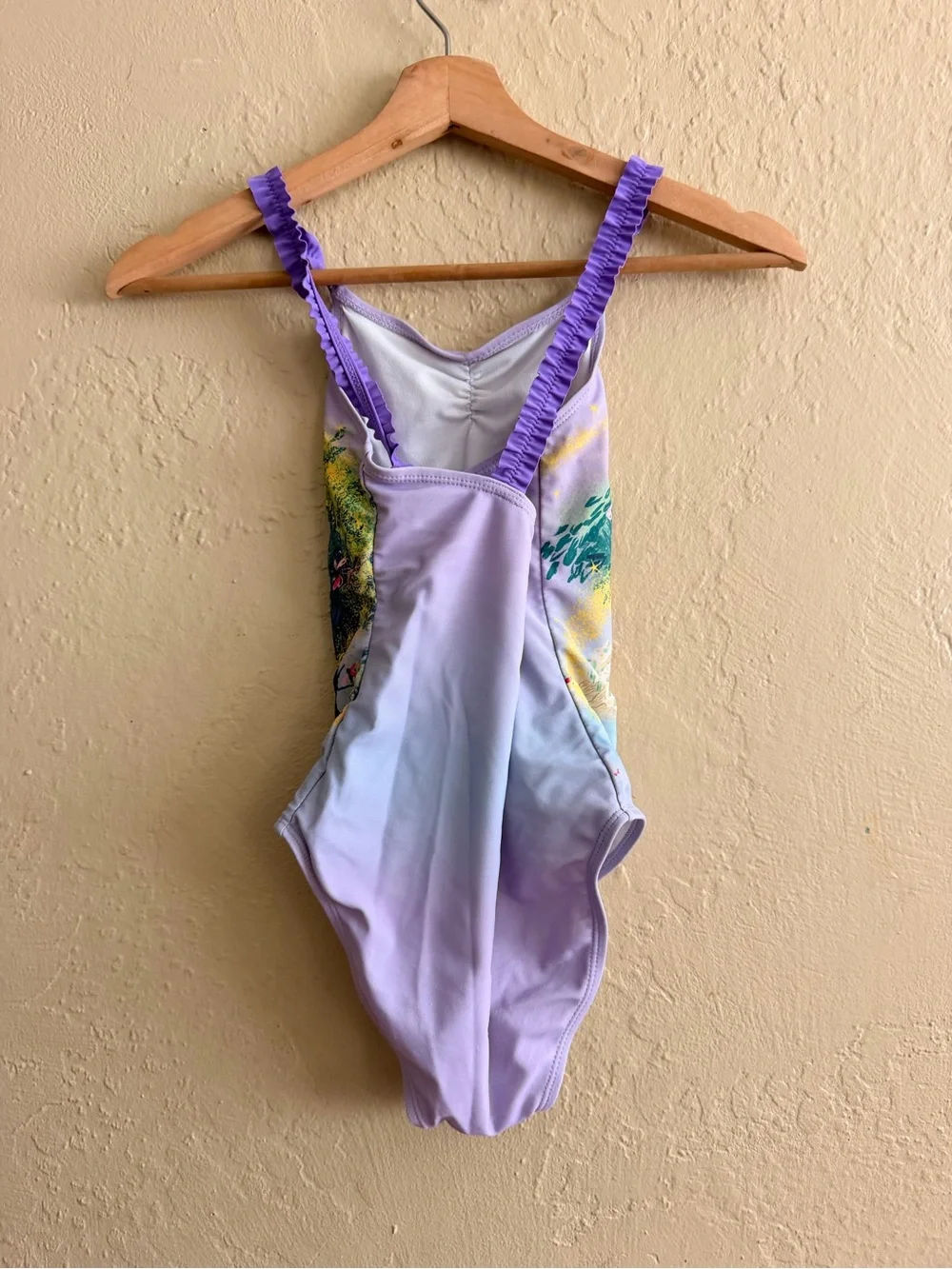 Disney Lavender One-Piece Swim & Matching Lilac Cover Up Set